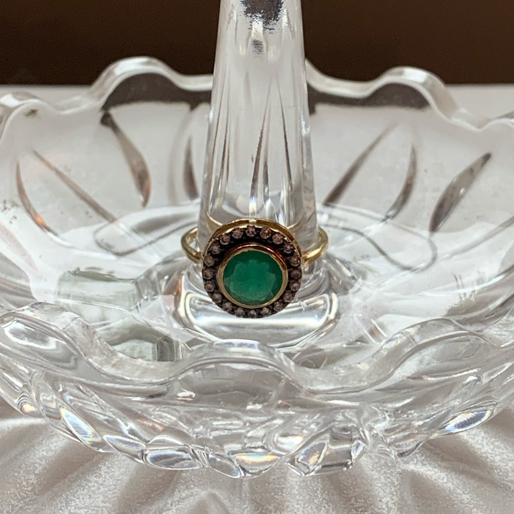 Stella & Dot Emerald Ring